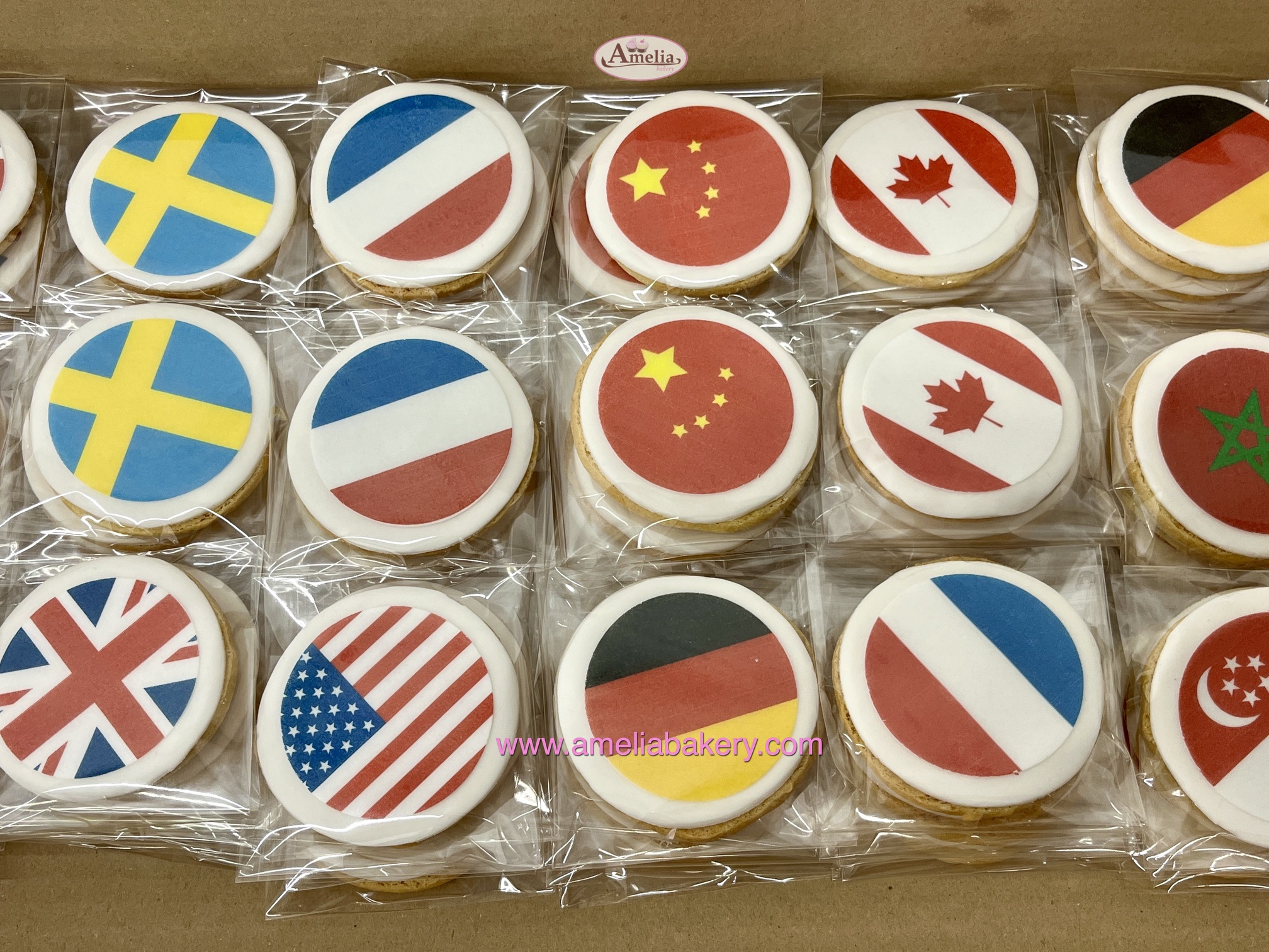 Galletas-banderas-del-mundo-oblea-redondas