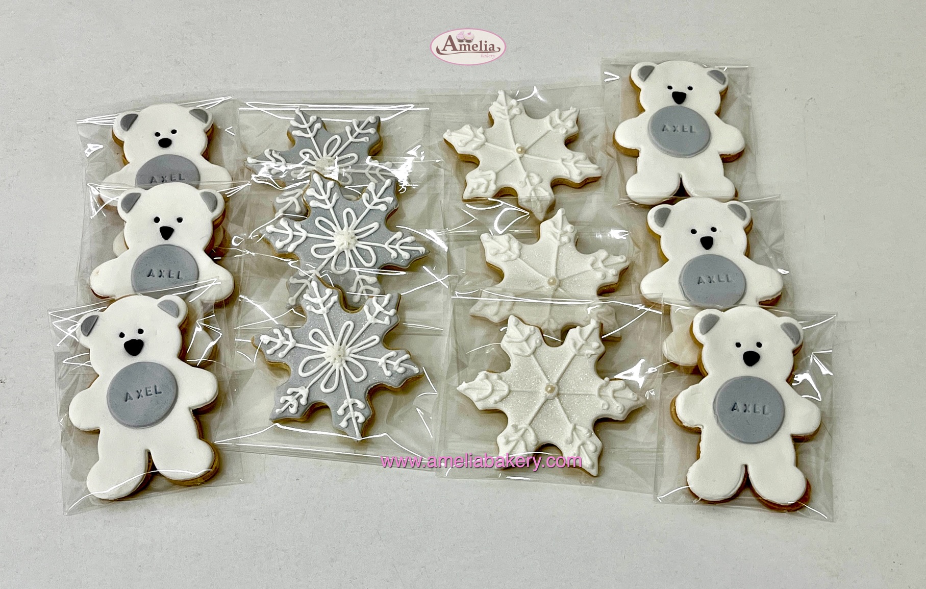 Galletas-fondant-osito-copos de nieve-